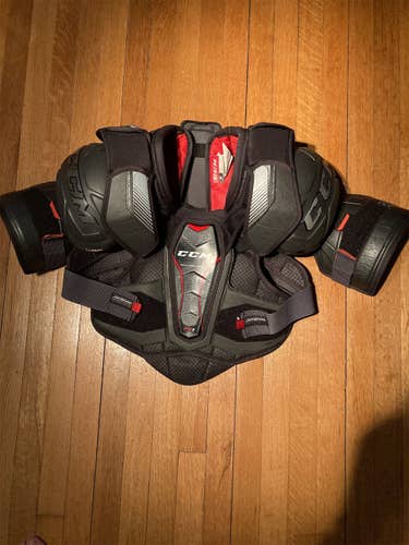 Used Large CCM JetSpeed FT1 Shoulder Pads