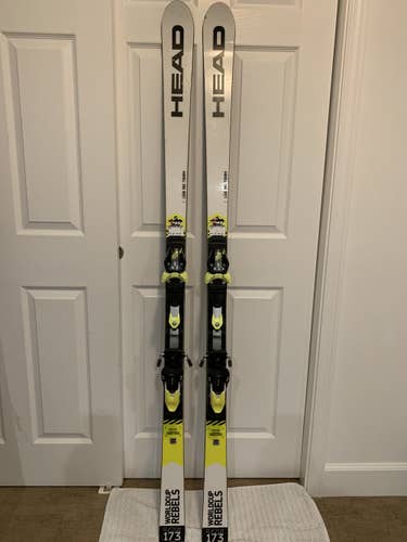 173cm 2020 HEAD Racing World Cup Rebels i.GS RD Skis With Bindings Max Din 11