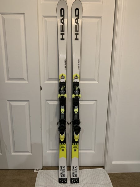 Great condition 173cm 2020 HEAD Racing World Cup Rebels i.GS RD Skis With Bindings Max Din 11