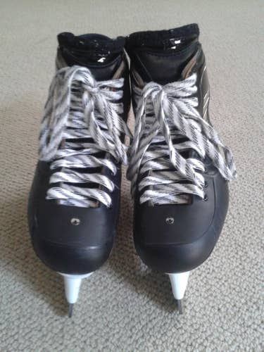 Senior Used True Hockey Goalie Skates Regular Width Pro Stock Size 8.5