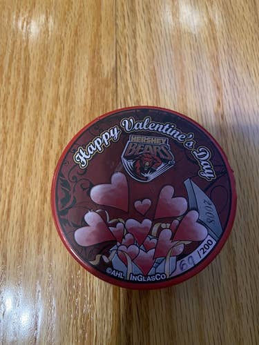 Hershey Bears  Valentine’s Day puck