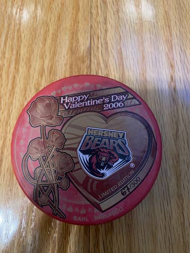 Hershey Bears Valentine’s Day puck