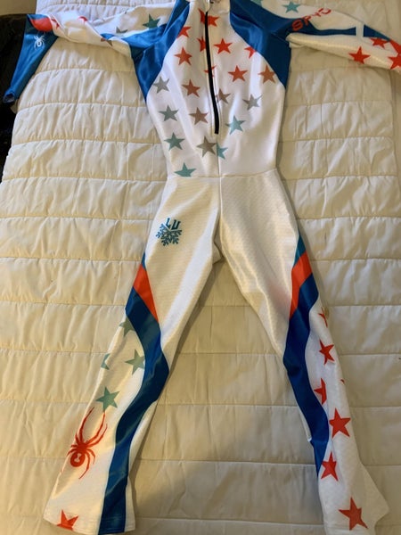 NEW Spyder US Ski Team Lindsay Vonn World Cup Ski Racing DH Downhill Suit Medium