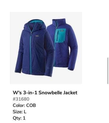 Patagonia ski outfit