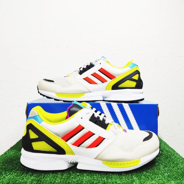 Maxim Alice Somatische cel Adidas Originals ZX 8000 Bliss Multi Sneakers White Brown H01399 Men's Size  10.5 | SidelineSwap