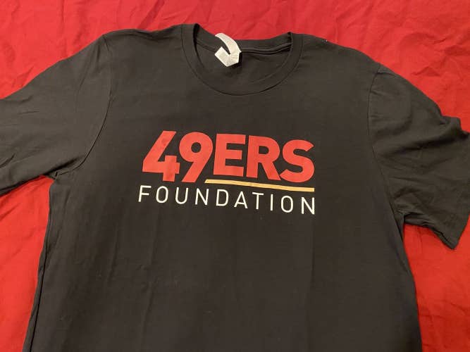 NFL San Francisco 49ers Foundation Team Issued “Educate + Empower” Size Large T-Shirt * NEW