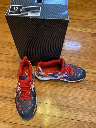 Red Adult New Men's Size 12 (Women's 13) Boombah Shoes