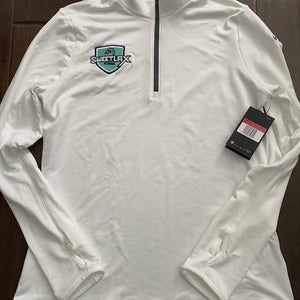 New Woman’s Nike Sweetlax Dri Fit 3/4 zip with thumb holes