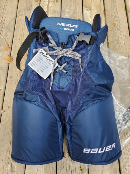Blue Senior New Medium Bauer Nexus 8000 Hockey Pants