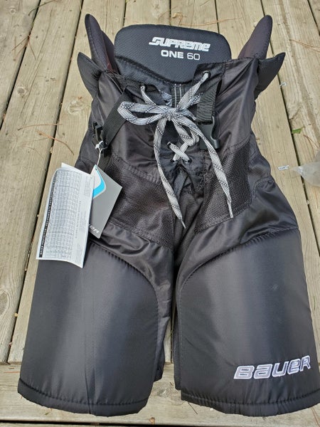 Black Senior New Small Bauer Supreme One60 Hockey Pants