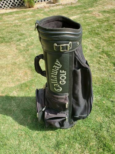 Callaway Golf Hawkeye 6-way Cart Bag, 8 pockets with cover