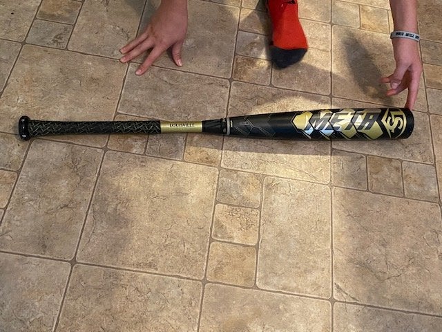 Used High School/College BBCOR Certified 2021 Louisville Slugger Composite Meta Bat (-3) 28 oz 31"