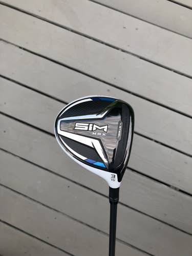 TaylorMade Sim Max Fairway Wood Extra Stiff Flex 3 Wood Right Handed