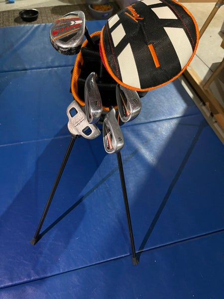 Junior Left Hand 6 Pieces Clubs (Full Set) With Golf Bag Included