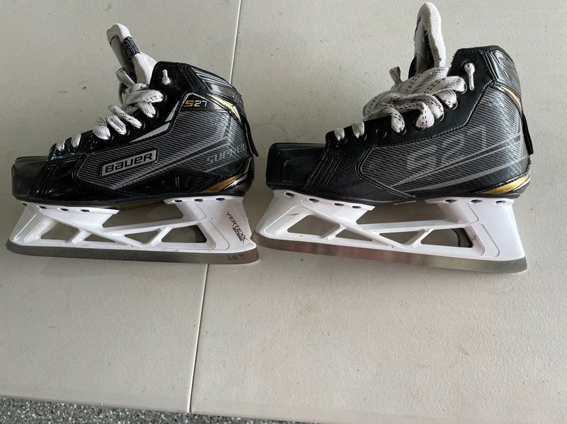 Used Bauer Regular Width Size 5.5 Supreme S27 Hockey Goalie Skates