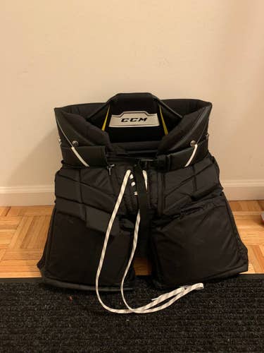 Black Intermediate Used Small CCM Axis 1.9 Hockey Goalie Pants