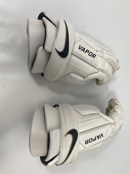 Nike Vapor Pro Lacrosse Gloves White / Large