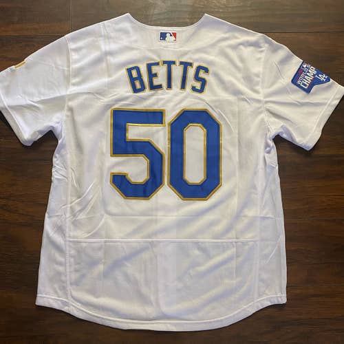dodgers BETTS championship jersey