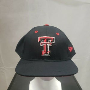 Rare Vintage Texas Tech Red Raiders Tyro.001 New Era Fitted Hat 7 7/8