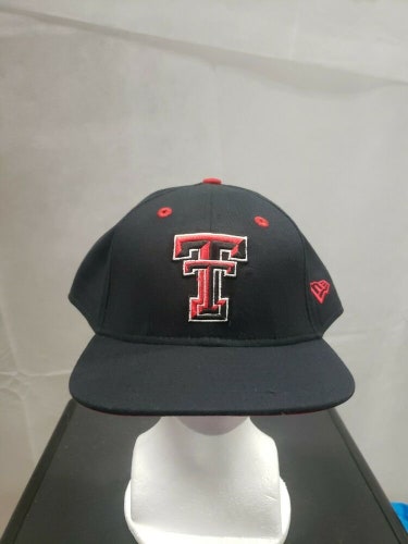 Rare Vintage Texas Tech Red Raiders Tyro.001 New Era Fitted Hat 7 7/8