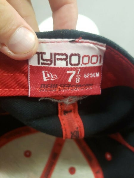Rare Vintage Texas Tech Red Raiders Tyro.001 New Era Fitted Hat 7 7/8