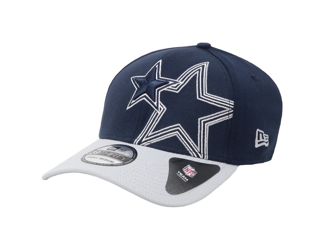 Sold at Auction: NFL Dallas Cowboys New Era Stocking Hat - Gray/Blue with  Gray One Time Removable Pom Pom; Stripes; Star Logo with NFC