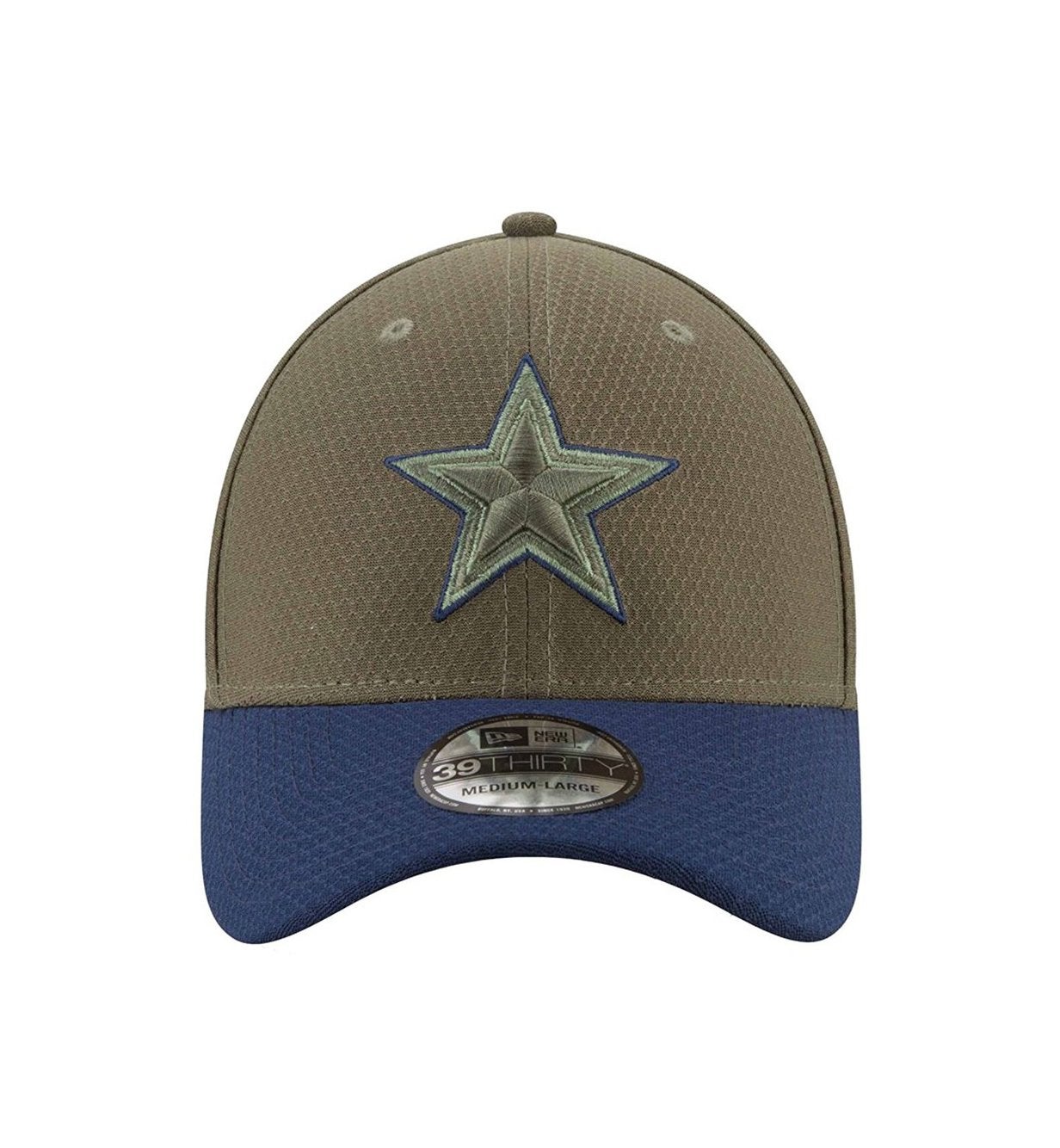 Dallas Cowboys New Era 2021 Salute To Service 39THIRTY Flex Hat - Black/Camo