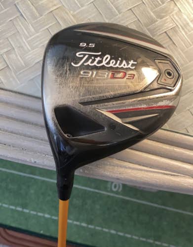 Men's Left Hand Stiff Flex Adjustable Loft 913D3 Driver