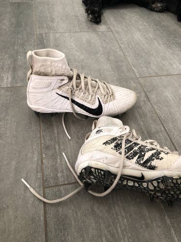 Used Size 7.5 (Women's 8.5) Nike Huarache 7 Lacrosse Cleats