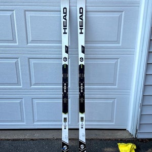 Used HEAD Racing World Cup Rebels 183 30M i.GS RD Skis Without Bindings
