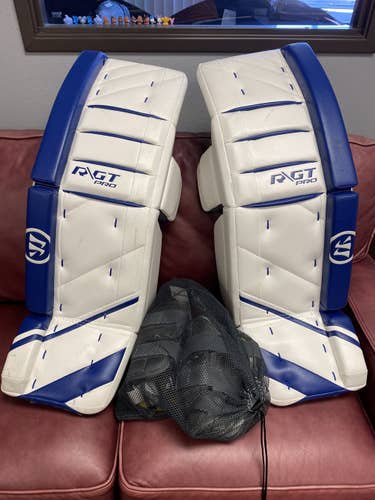 Warrior Senior R/GT pro leg pads 35 + 1.5”