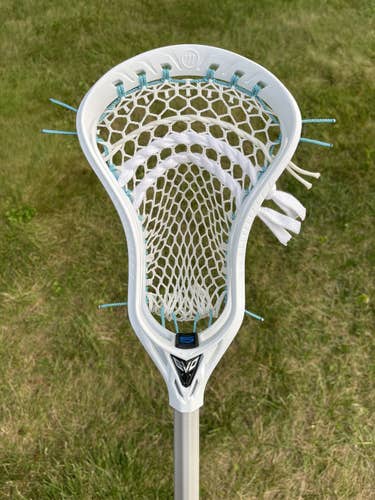 !!TRADES!! White New Attack & Midfield Strung Evo 5 Head