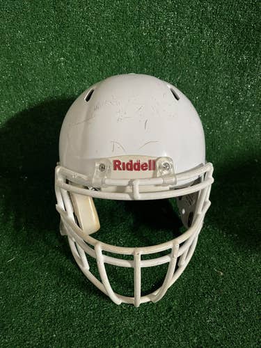Used Adult Medium - Riddell Speed Football Helmet - White