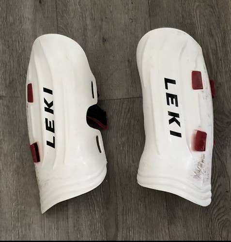 Leki white/black small leg guard