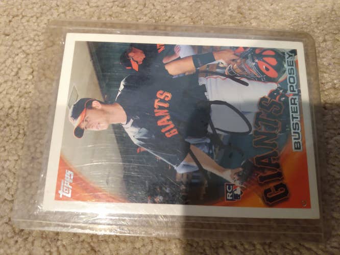 Topps Buster Posey Rookie Card Signed