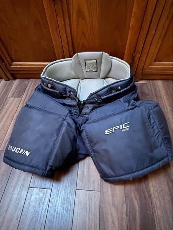 Blue Senior Small Vaughn Pro Stock Goalie Pants