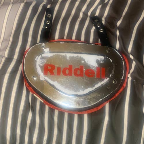 SILVER RIDDELL CHROME BACK PLATE
