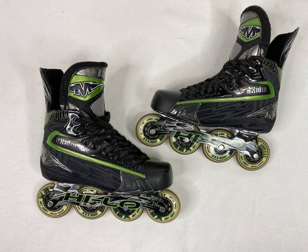 Mission AXIOM T6 Inline Roller Hockey Skates Size 7.5D (9 Men US Shoe Wide)