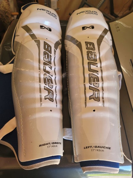 Used Senior Bauer Nexus 4000 Shin Pads