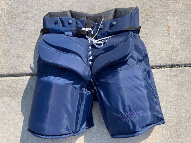 Vaughn Pro Stock Goalie Pants Navy Blue