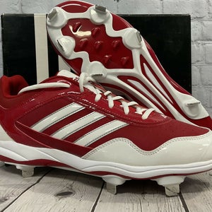 Adidas Men’s Excelsior Pro Metal Low Baseball Cleats Size 12.5 Red New With Box