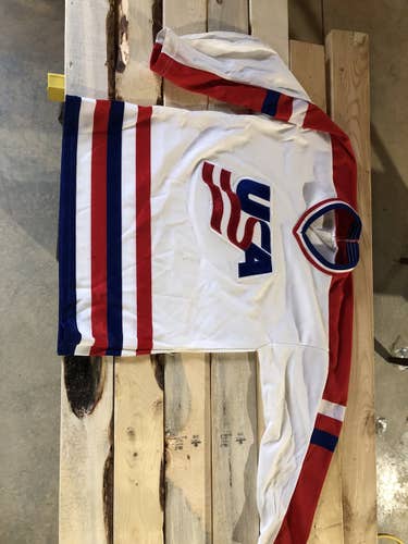 1990 Usa Hockey Jersey Boys Large