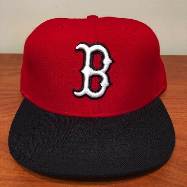 vintage red sox hat fitted