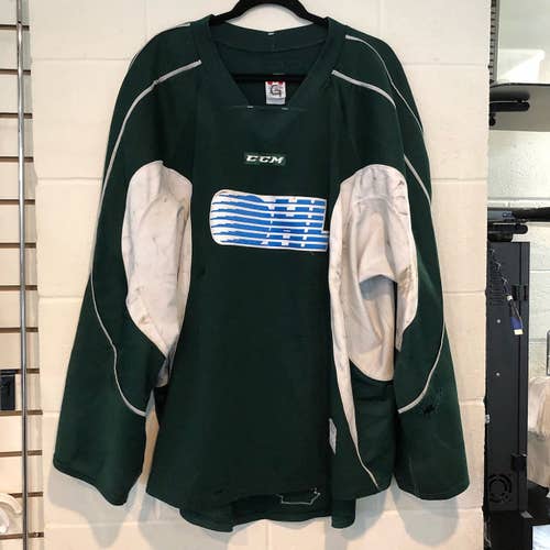 Used Dark Green Reebok OHL Goalie Practice Jersey - Size 58+G