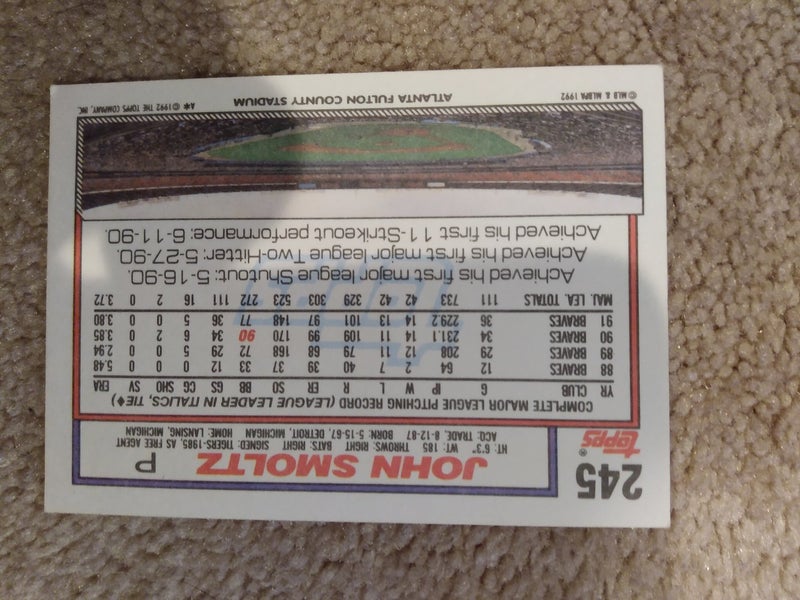 1988 Topps Baseball Card #6 Nolan Ryan 87 Record Breakers Error Card