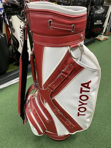 Toyota Golf Staff Bag 9” BEAUTIFUL! Display Man Cave Cart