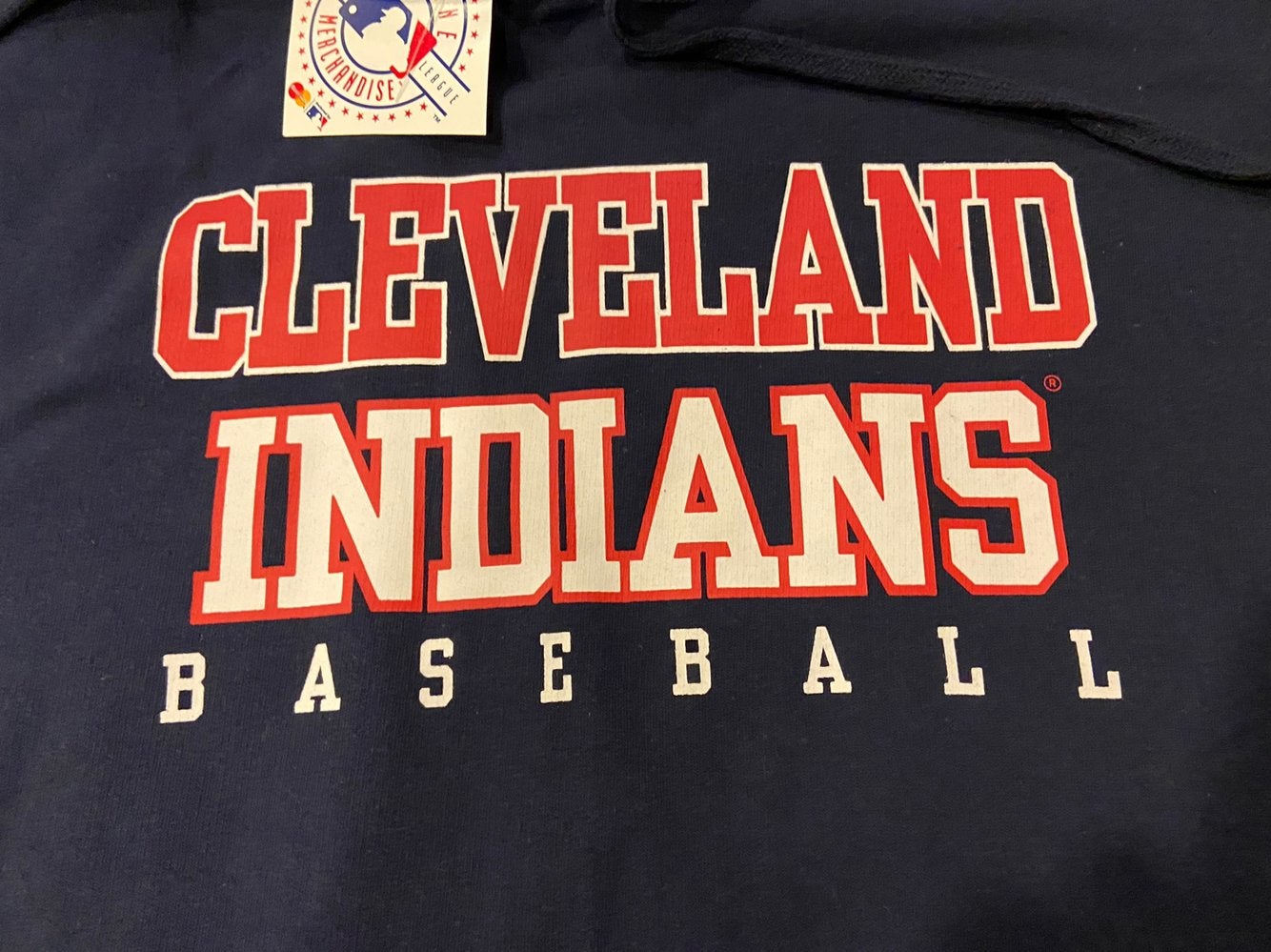 Cleveland Indians Majestic Men's MLB Baseball White T-Shirt