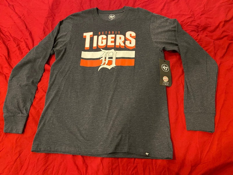 MLB Detroit Tigers '47 Brand Long Sleeve T-Shirt * NEW NWT