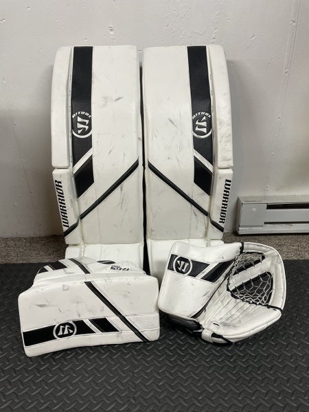 White Senior 35" Regular Ritual g5 pro Goalie Full Set