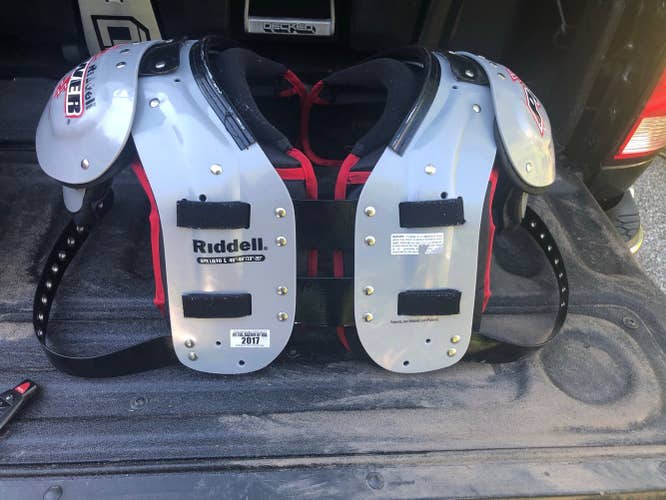 Used Large Riddell Power SPX Shoulder Pads